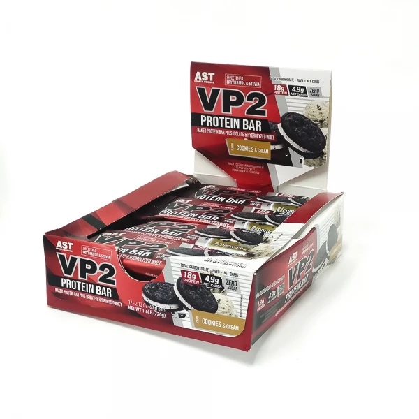 DISPLAY VP2 PROTEIN BAR 60G AST SPORTS