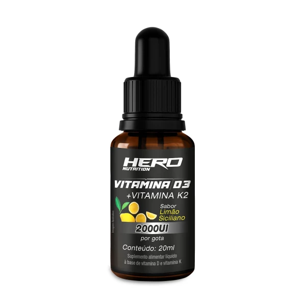 VITAMINA D3 + K2 20ML HERO NUTRITION